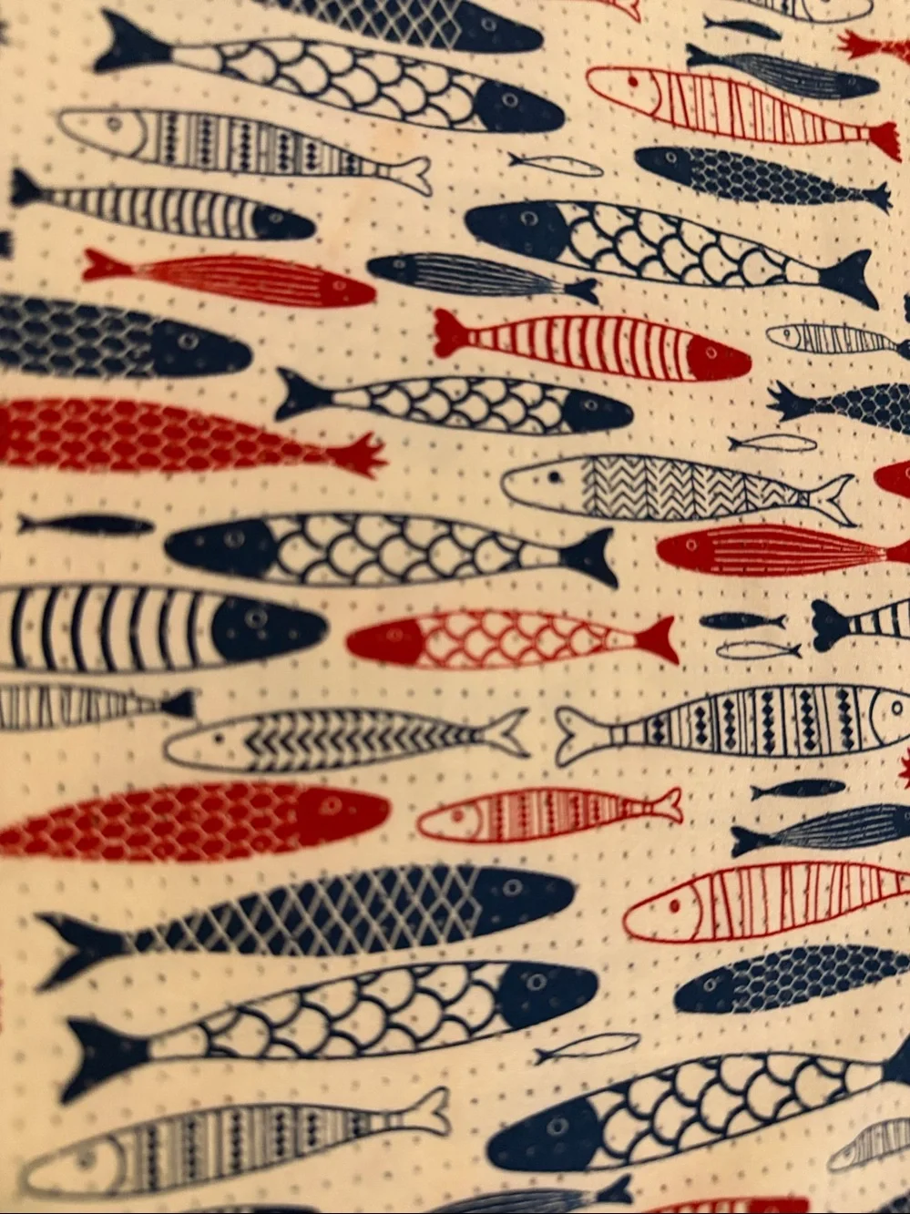 Canada Weather Gear Short-Sleeve Red & Blue Fish Print Men’s Shirt